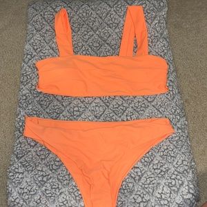 Bright orange SHEIN Bikini